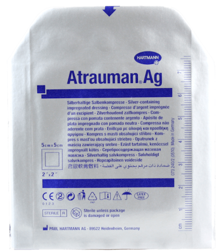 Opatrunek Atrauman Ag 5cmx5cm 1szt szaszetka