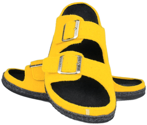 paps basic - domowe obuwie terapeutyczne premium żółte