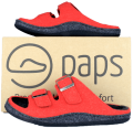 paps basic - domowe obuwie terapeutyczne premium czerwone poziom