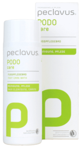 3 w 1 Peclavus® PODOcare płyn do kąpieli stóp z proteinami, 150 ml opakowanie i  tuba