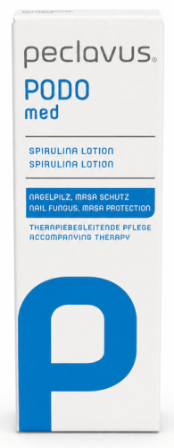 Lotion ze spiruliną do regeneracji paznokci Peclavus PODOmed 20 ml opakowanie front