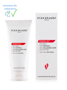 Maść do popękanej i zrogowaciałej skóry stóp 25% mocznika Podopharm PODOFLEX® 100 ml