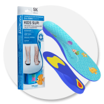 Wkładki ortopedyczne dla dzieci na koślawość stóp i kolan oraz płaskostopie dla dzieci KIDS SUPI  Poziom 2 FootWave
