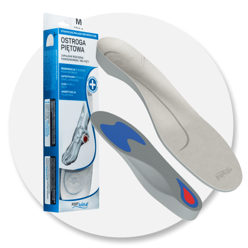Wkładki Footwave na ostrogę piętową