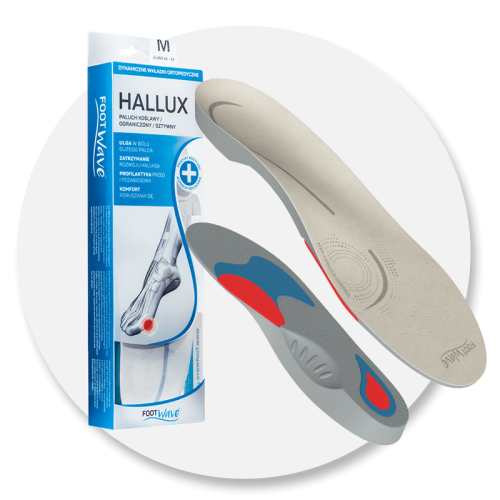 FootWave Hallux dynamiczne wkładki ortopedyczne 1