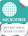 Antycellulitowe legginsy masujące z wysokim stanem znaczek microfiber silver F cell