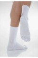 RelaxSan  skarpety pięciopalcowe ze srebrem  X-static białe
