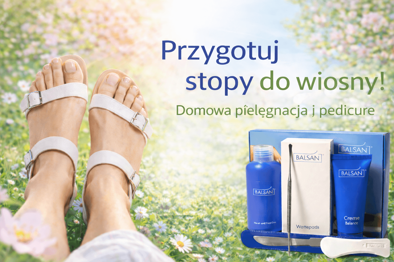 Przygotowanie stóp do wiosny po zimie – domowy pedicure